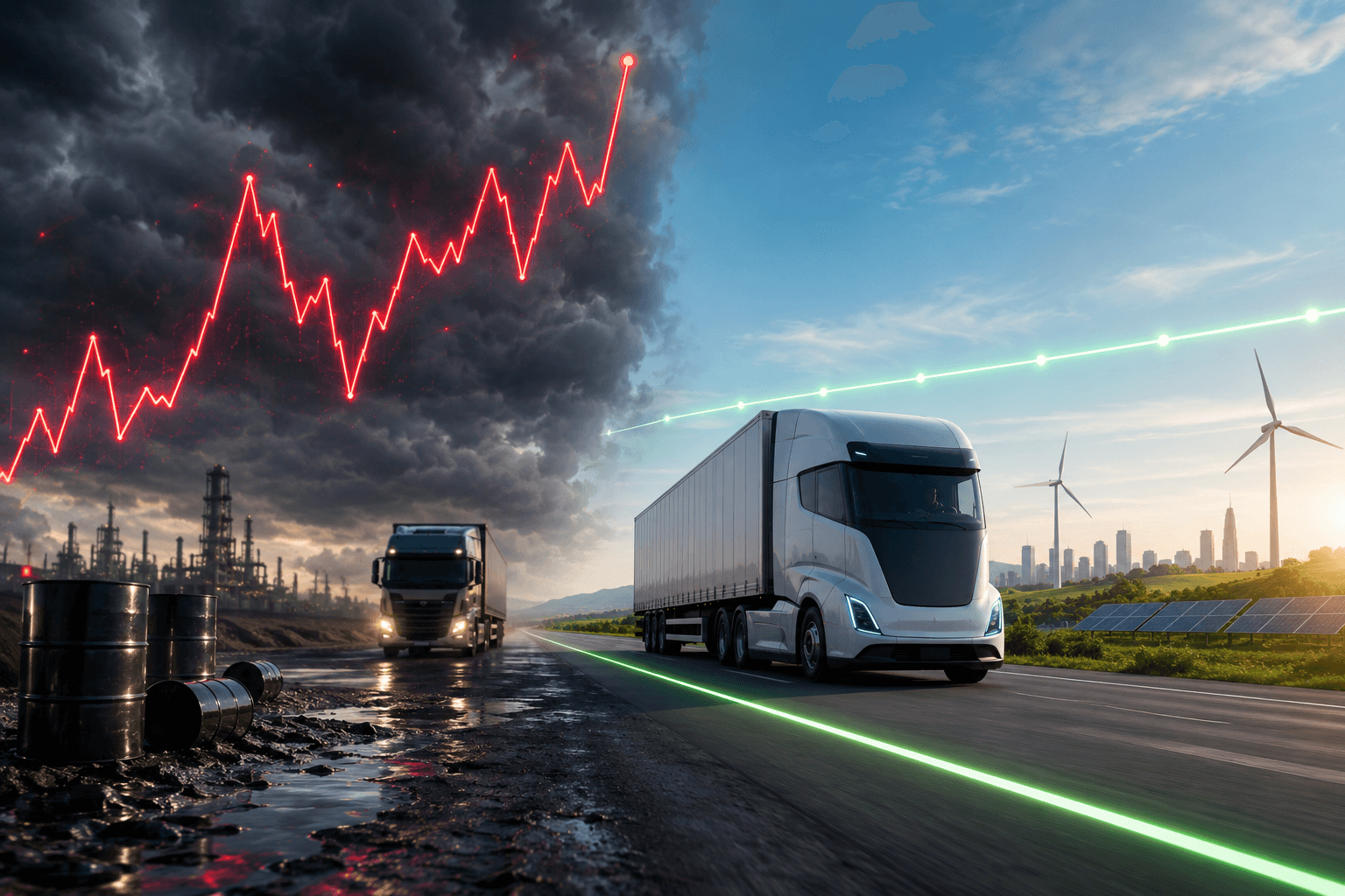 Electric vehicles as the opt-out from diesel price volatility in South Africa