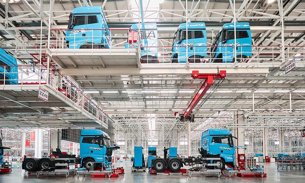 SANY electric truck manufacturing facility