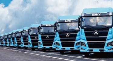 SANY electric truck fleet in South Africa